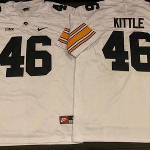 Nike IOWA HAWKEYES GEORGE KITTLE Men's JERSEY Sz M,L,XL,2XL,3XL NWT 49ERS